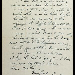a page of handwritten text