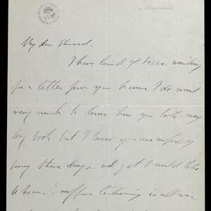 a page of handwritten text