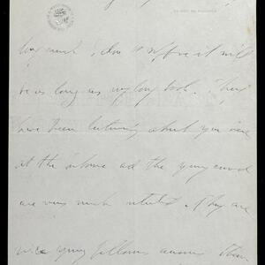 a page of handwritten text