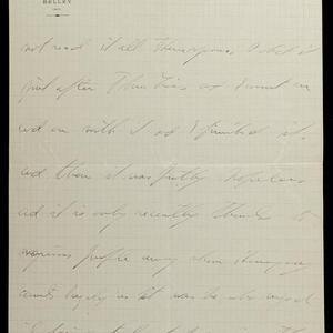 a page of handwritten text