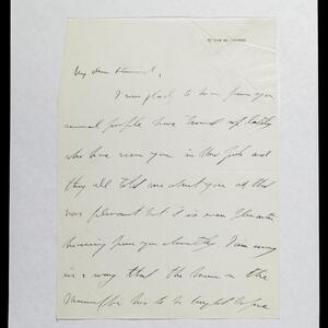a page of handwritten text