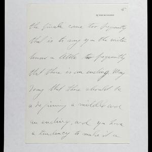 a page of handwritten text