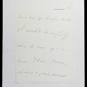 a page of handwritten text