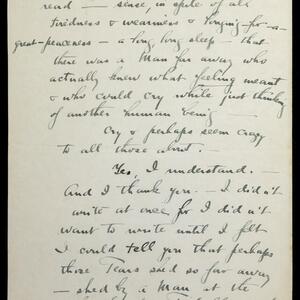 a page of handwritten text