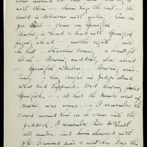 a page of handwritten text
