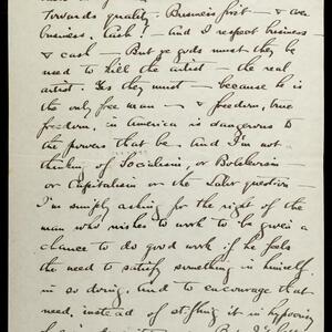 a page of handwritten text