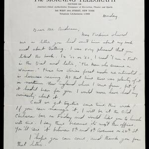 a page of handwritten text