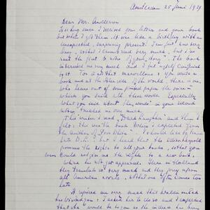 a page of handwritten text