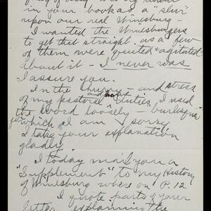 a page of handwritten text