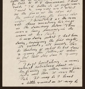 a page of handwritten text