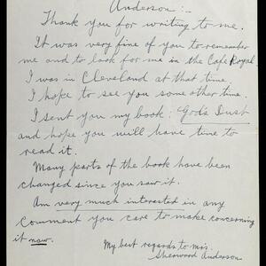a page of handwritten text