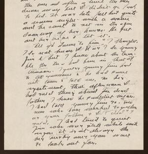 a page of handwritten text