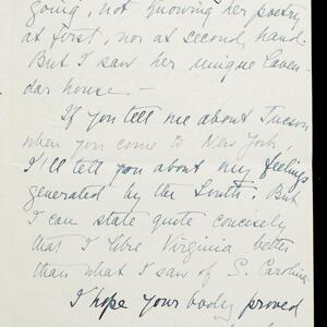 a page of handwritten text