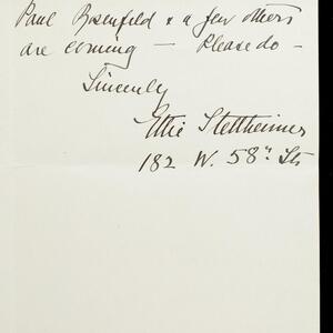 a page of handwritten text