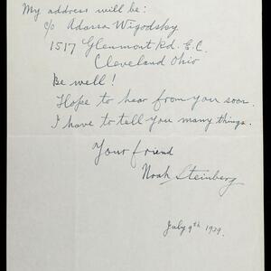 a page of handwritten text