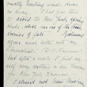 a page of handwritten text