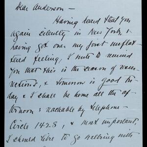 a page of handwritten text