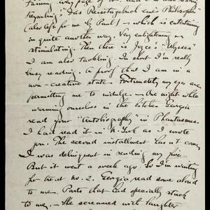 a page of handwritten text