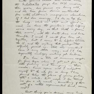 a page of handwritten text