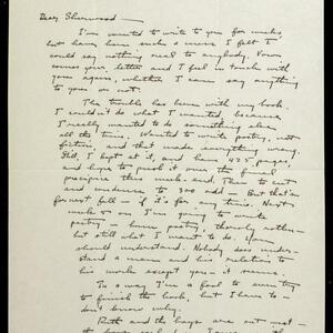 a page of handwritten text