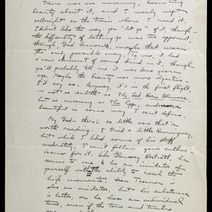 a page of handwritten text