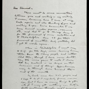 a page of handwritten text