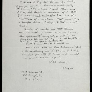 a page of handwritten text
