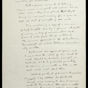 a page of handwritten text