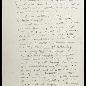a page of handwritten text