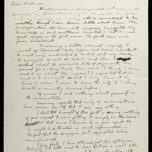 a page of handwritten text