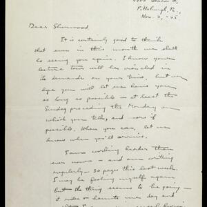 a page of handwritten text