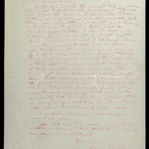 a page of handwritten text