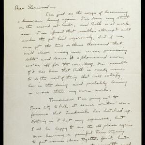 a page of handwritten text