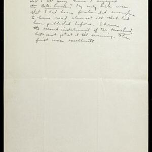 a page of handwritten text