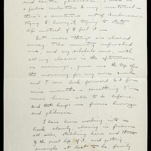 a page of handwritten text