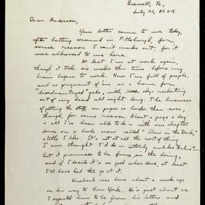 a page of handwritten text