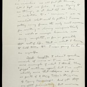a page of handwritten text