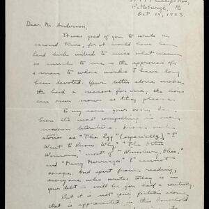 a page of handwritten text