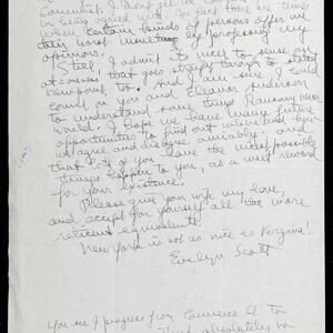 a page of handwritten text