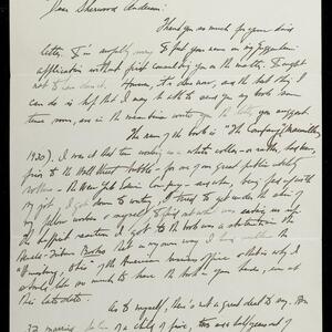 a page of handwritten text