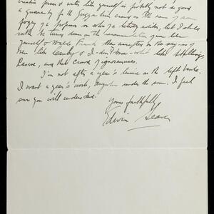 a page of handwritten text