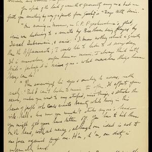 a page of handwritten text