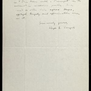 a page of handwritten text