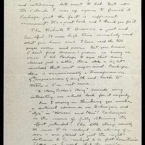 a page of handwritten text