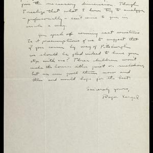 a page of handwritten text