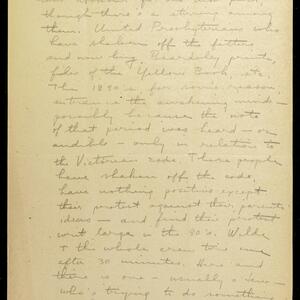 a page of handwritten text