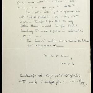 a page of handwritten text