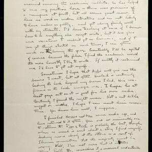 a page of handwritten text
