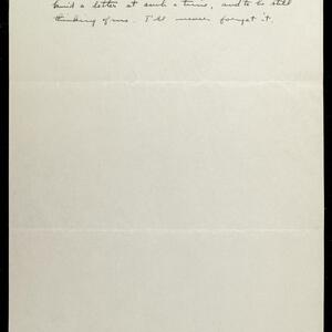 a page of handwritten text