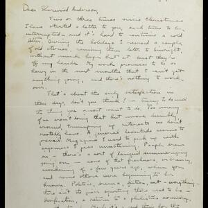 a page of handwritten text